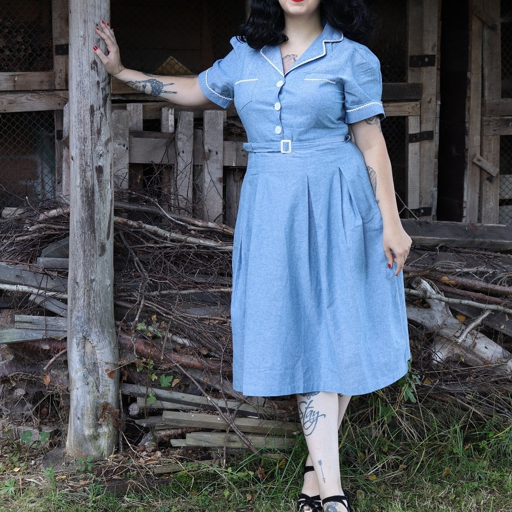 Classic Blue Women's Dress